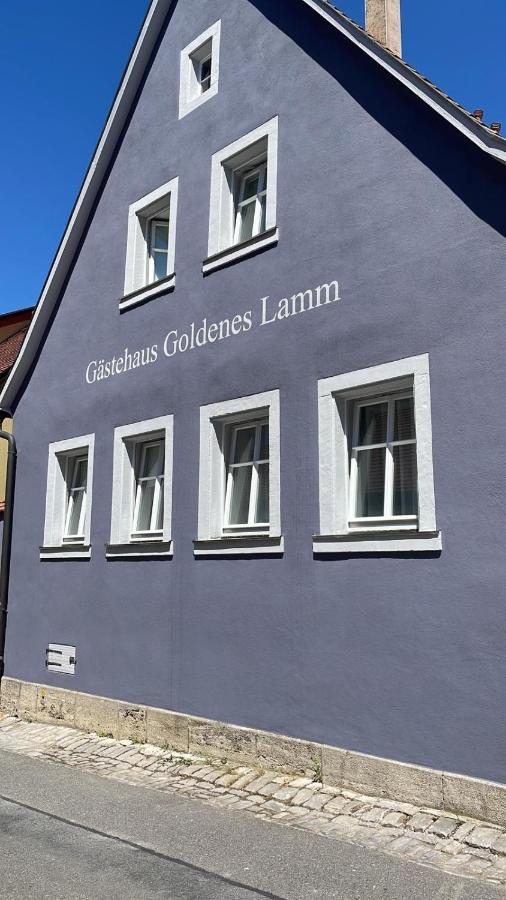 فندق Gaestehaus Goldenes Lamm روتنبورغ أوب در تاوبر المظهر الخارجي الصورة